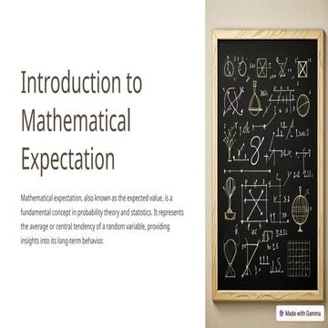 mathmatical expectation biological .pptx
