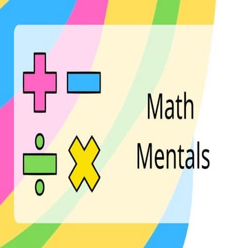 Interactive Math Mentals: Counting, Addition, Subtraction, and Shapes ...