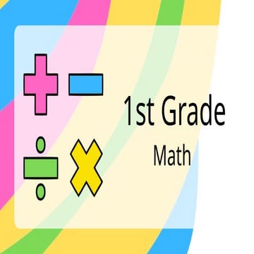 Comprehensive Grade 1 Math Concepts: Numbers, Shapes, and Basic ...