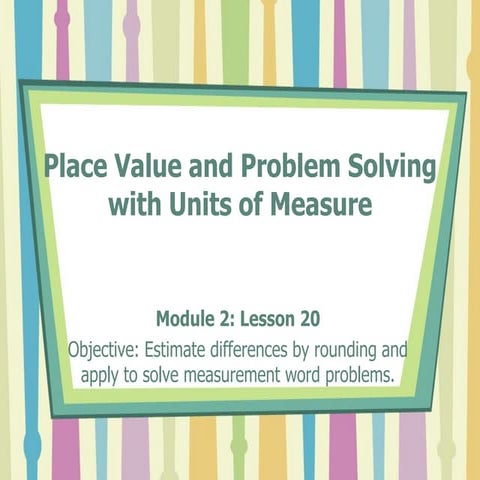 Math module 2   lesson 20