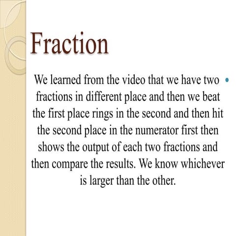 Student Success PowerPoint on Fractions | PPT