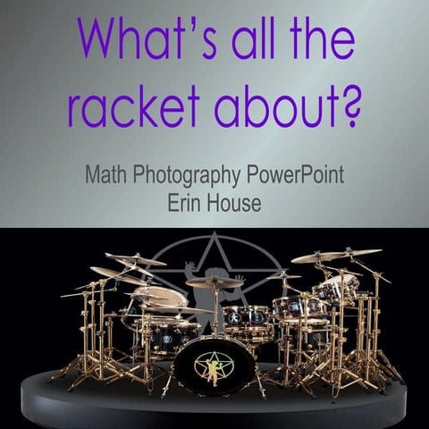 Math photography power point