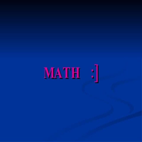 Math Ppt | PPT