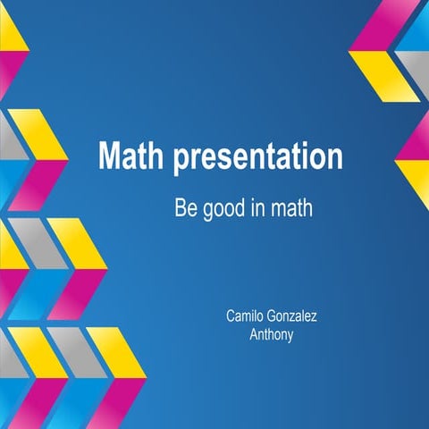 Math precentation