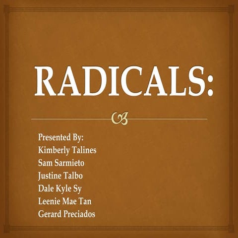 radicals-ppt