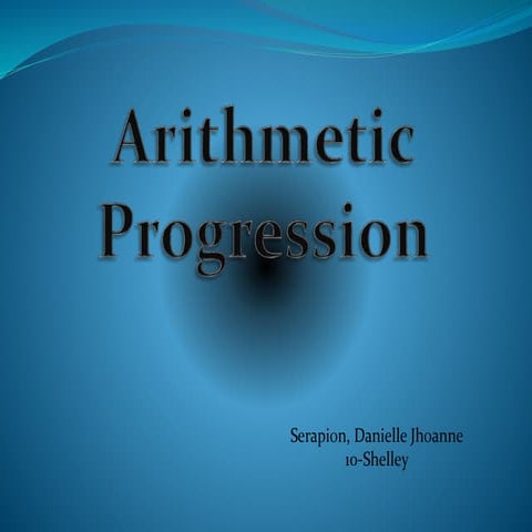 Arithmetic Progression