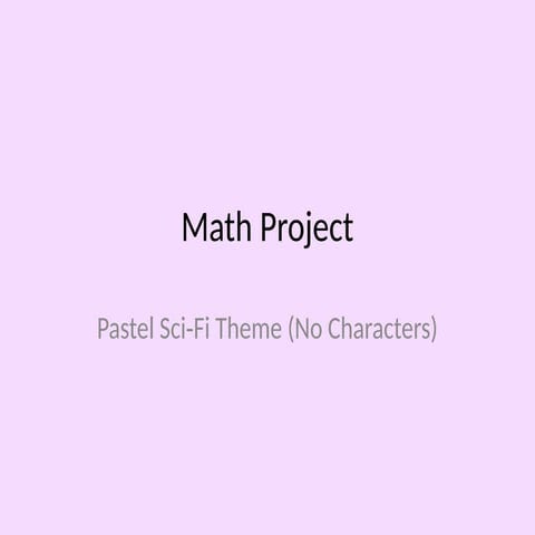 math project (3 slides on patterns in mathematics) | PPTX