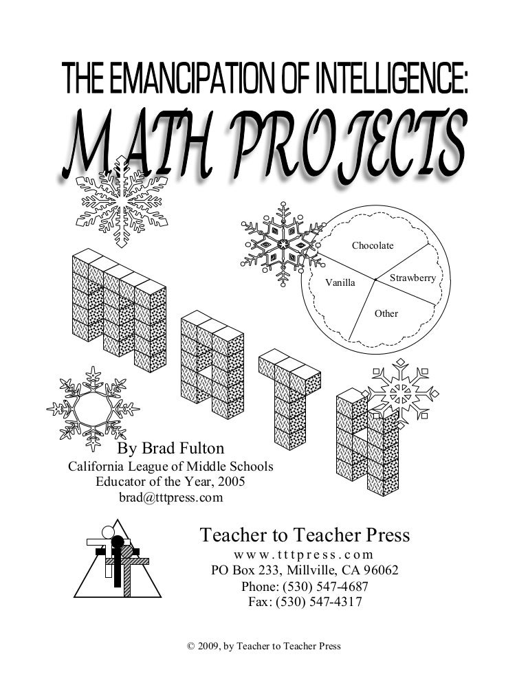 cover page design for maths project