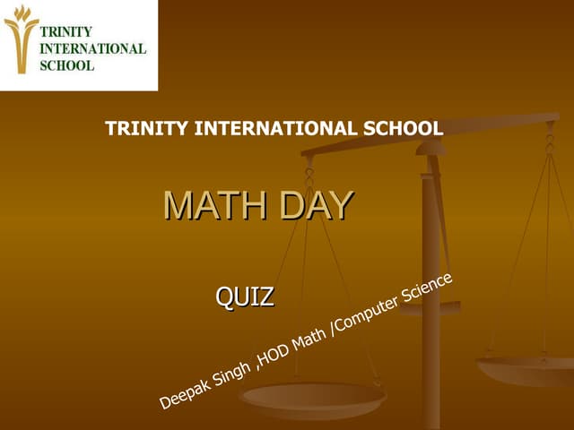Math quiz