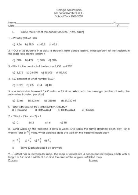 Year 3 Mathematics Exercise | PDF | Homework and Study | Education