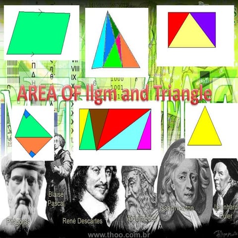 Area of llgm and triangles