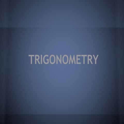 Maths-Trigonometry
