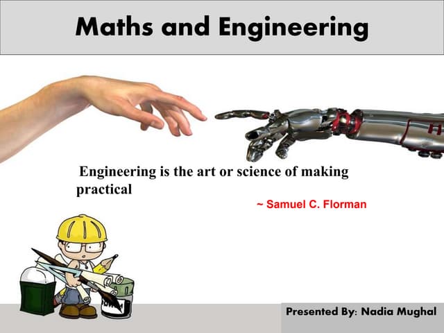 Maths contribution in Engineering