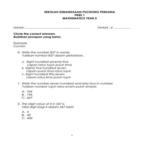 Maths1 y2 pkbs 1
