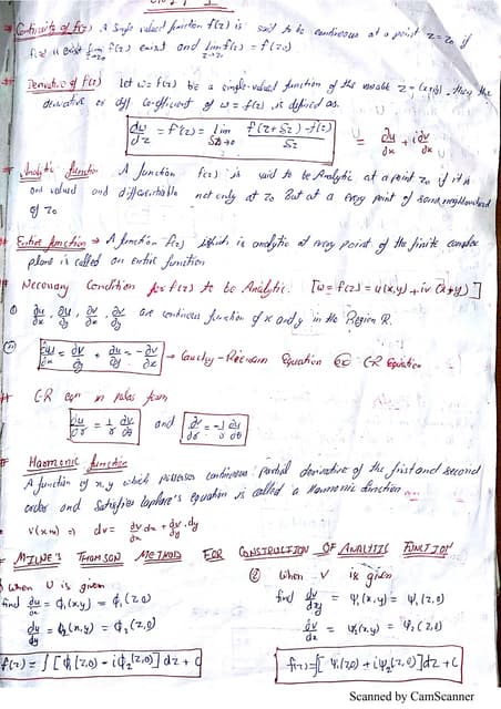 Engineering mathematics- 3 unit wise formula and methods | PDF