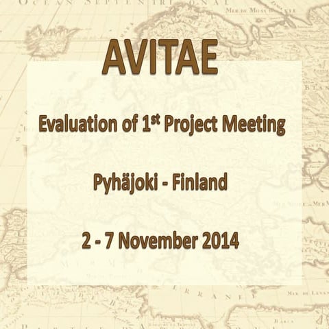 Evaluation of Finland meeting