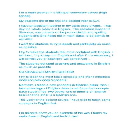 Maths by Carmen Benedicto