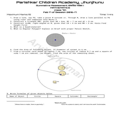 Maths class 7th summative assessment paper feb 17 of session 2016 17-watermarked