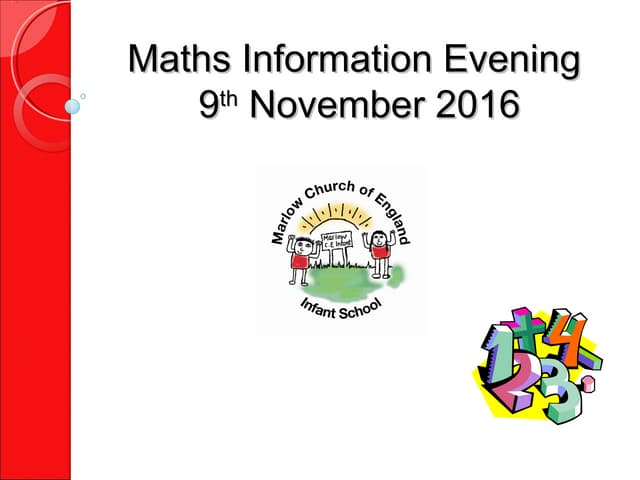 KS1 Maths evening 2017