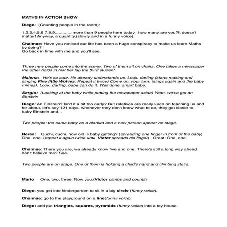 Maths in Action Show