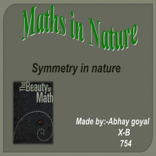Maths in nature (complete)