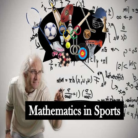 Maths in sports.