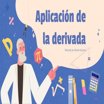 Aplicación de la derivada | PDF