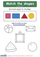 identify and colour the shapes maths worksheets for kids mocomic