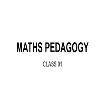 MATHS PEDAGOGY 500 mcqs series. BILINGUAL MCQS WITH DETAIL DISCUSSION.