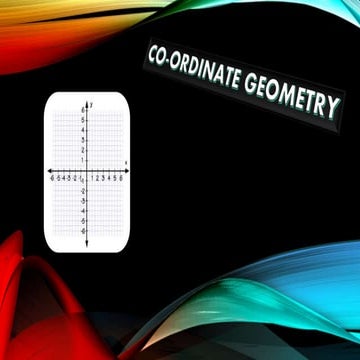CO-ORDINATE GEOMETRY