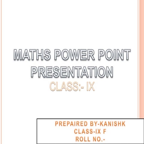 Mathsproject 140209091923-phpapp01