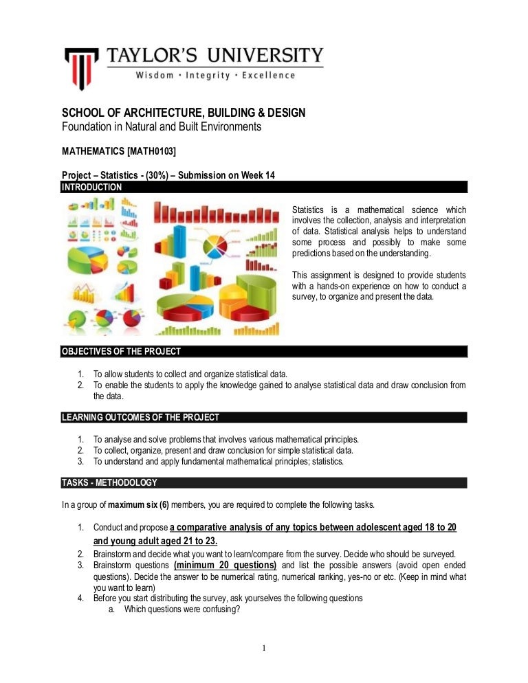 Data samples for statistics project picture