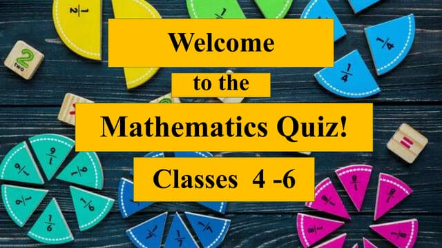 Maths Quiz Class 4 Pptx Maths Quiz Class 4 Pptx
