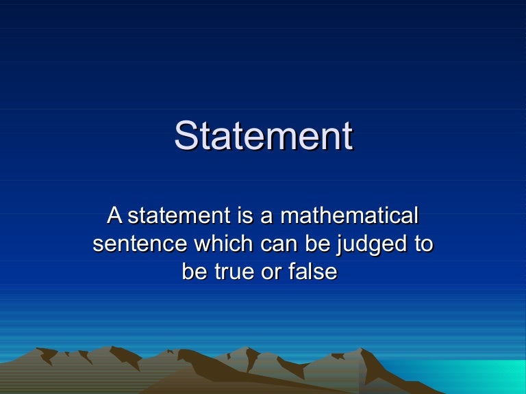 Mathematical Reasoning