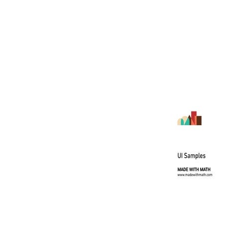 Made With Math UI Samples