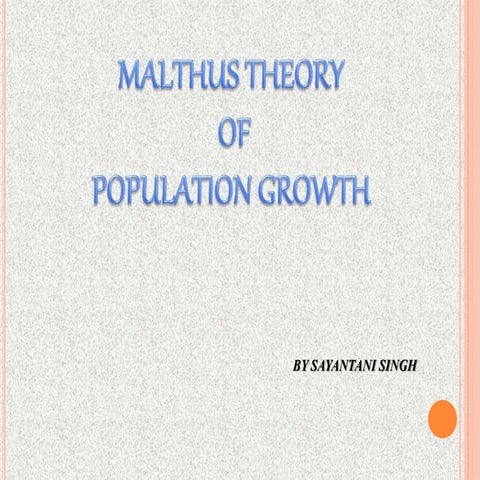 Mathus theory