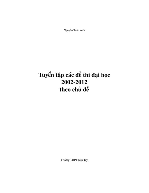 [Mathvn.com] tuyen tap de dh  2002-2012 theo chu de