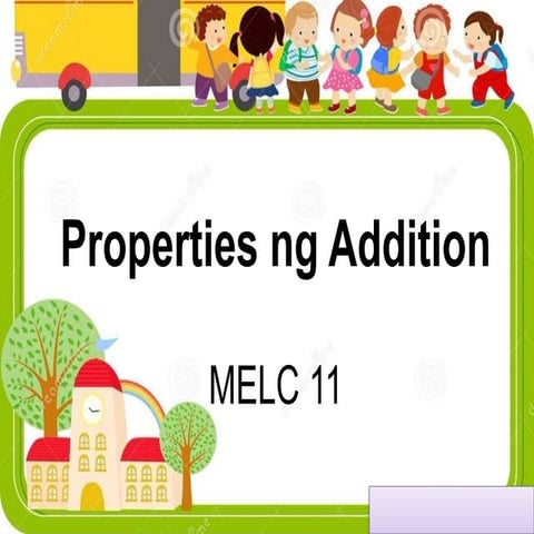 Comprehensive Guide to Properties of Addition for Grade 2 Students | PPTX