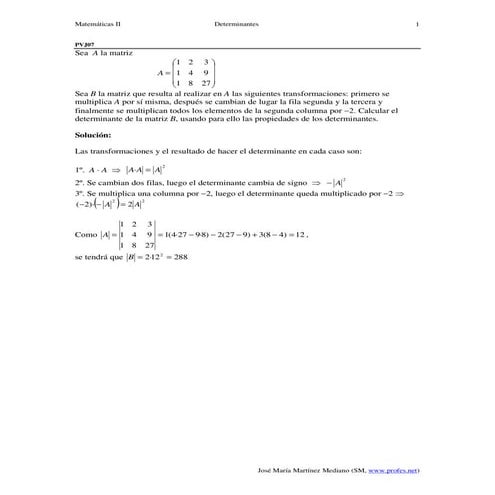 Practica 2 matrices 2018 | PDF