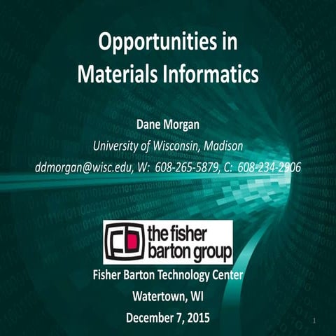 Mat informatics opportunties fisherbarton 2015 12-07 1.1