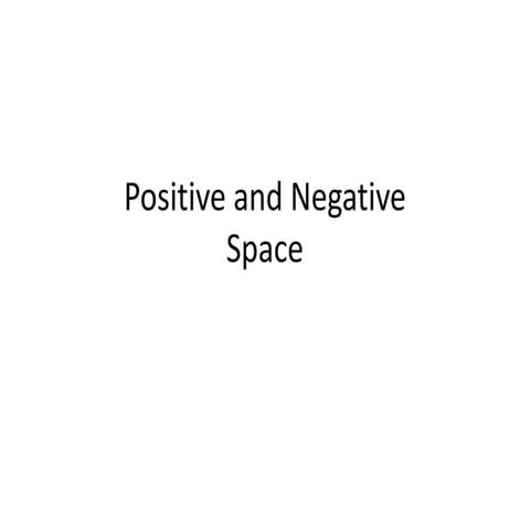 Matisse - Positive and Negative Space