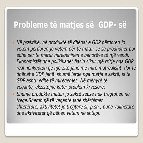 Matja e brutoproduktit kombëtar