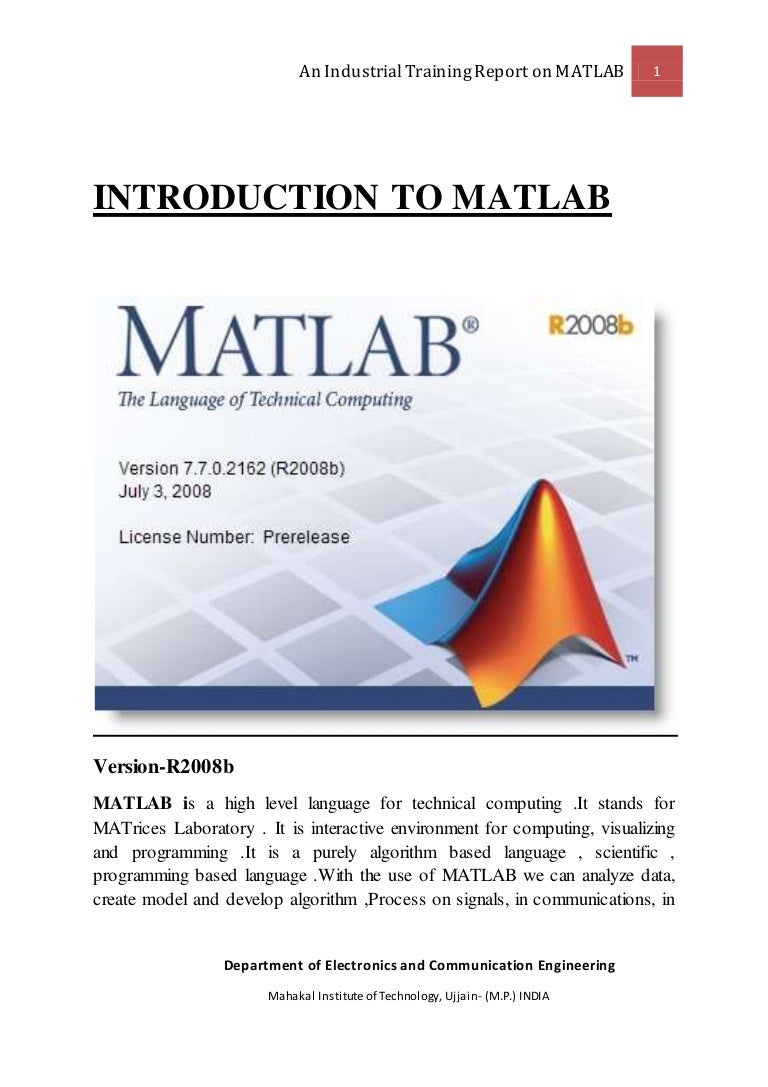 MATLAB guide