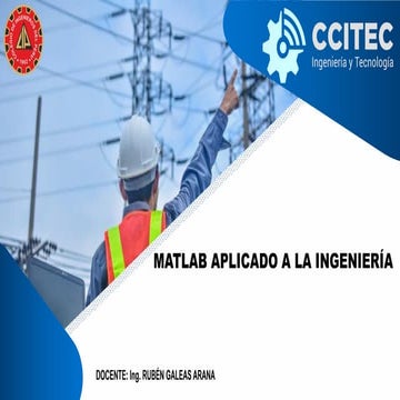 Introduccion y operaciones basicas (matlab) | PPTX