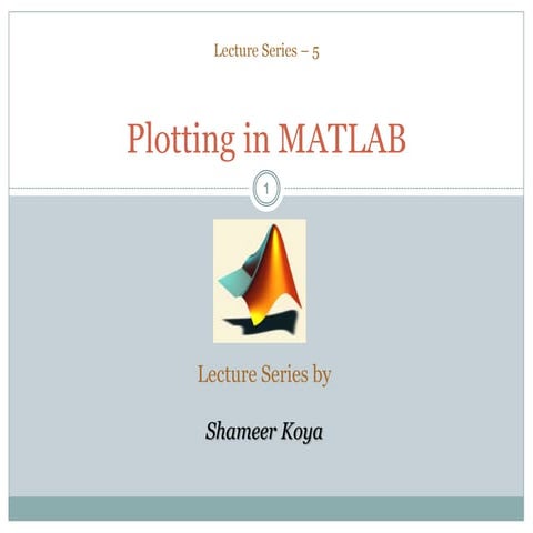 Matlab ploting | PPTX | Physics | Science