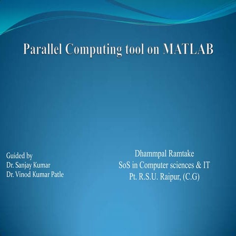 Matlab ppt | PPTX