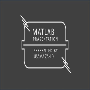 Matlab presentation
