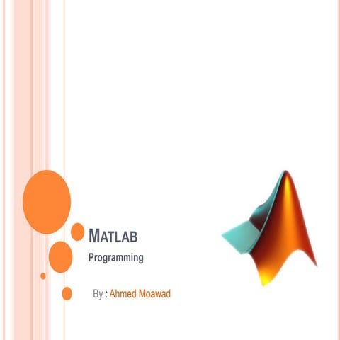 Intro to Matlab programming | PPT
