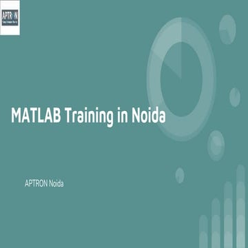Matlab Training in Noida