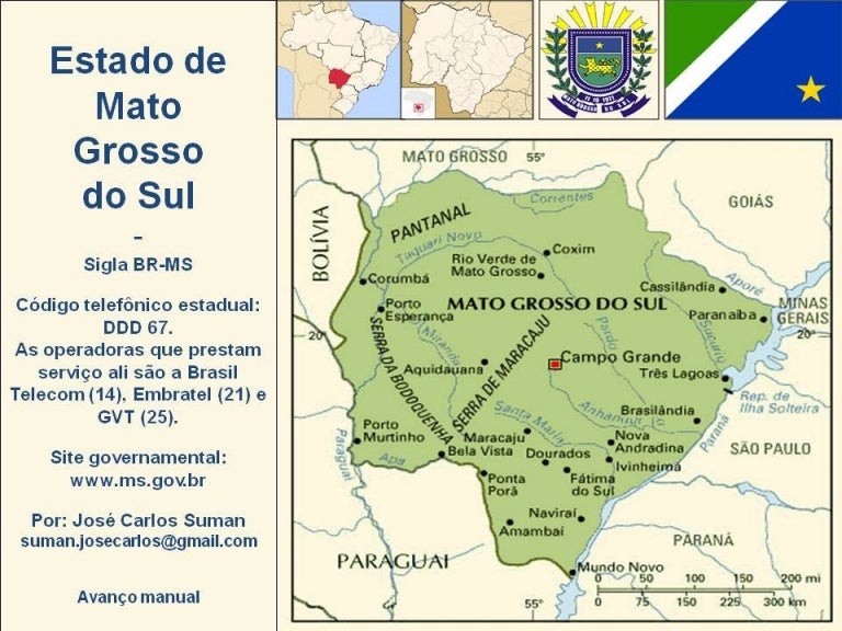 Mato grosso do sul em geografia